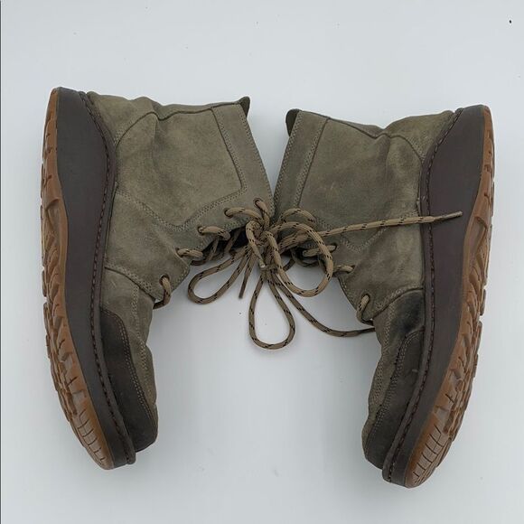 Chaco Men's Olive High-Top Boots suede leather chukka boots - Picture 12 of 12